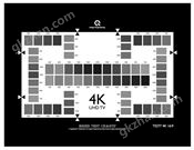 4K TV分辨率测试图UHD爱莎分辨率测试图卡TE277