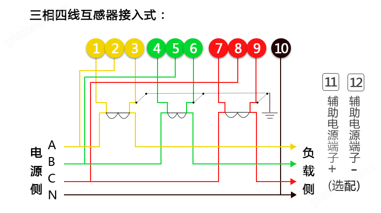 威胜智能电表接线