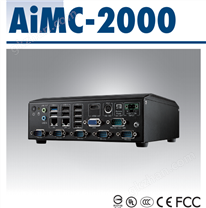 研华无风扇工控机AIMC-2000 J1900四核CPU6串口