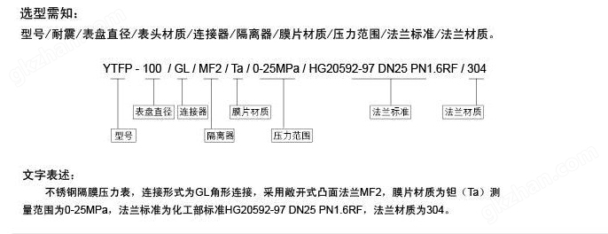 这是卫生型隔膜压力表选型图片