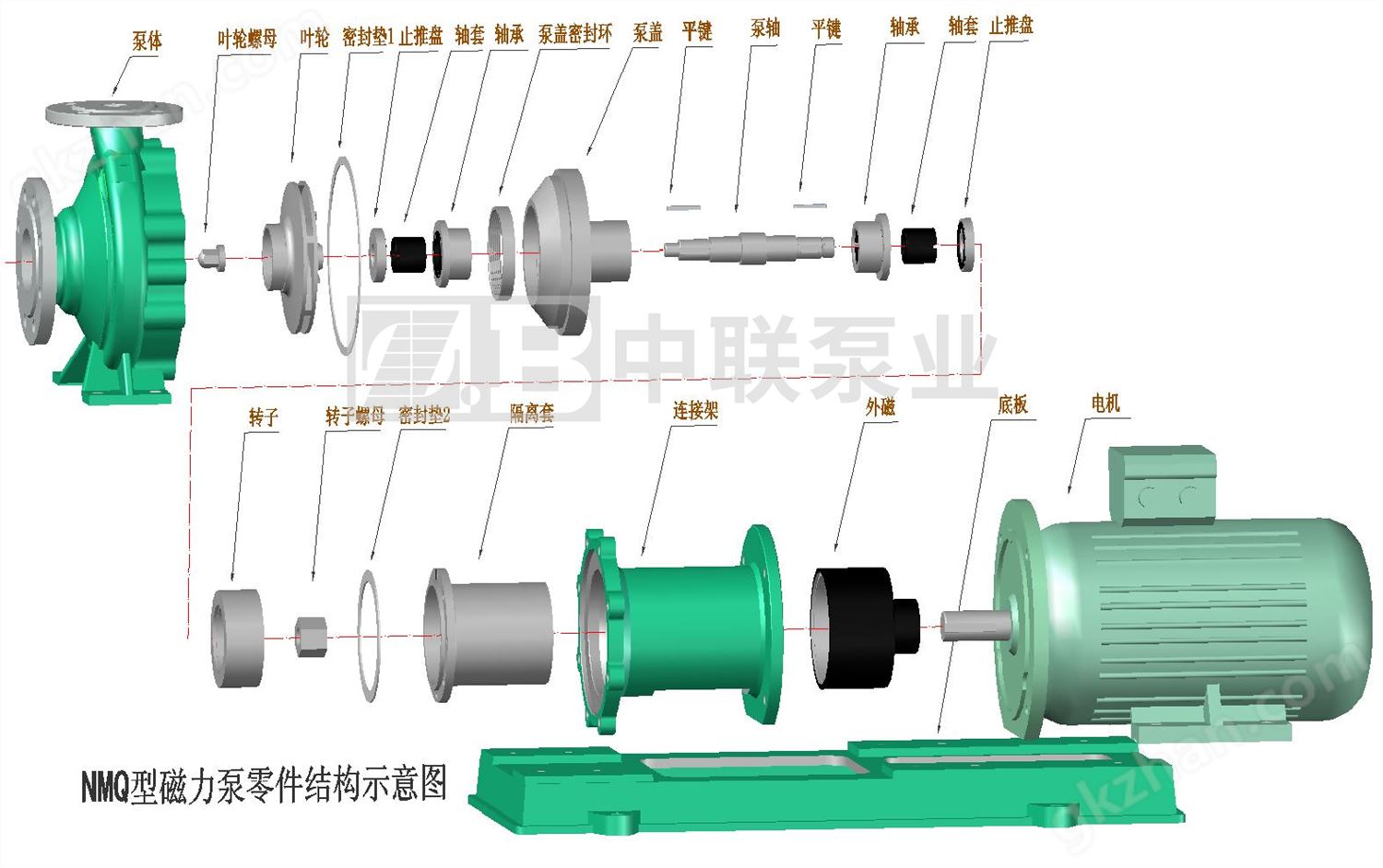 NMQ磁力泵结构2