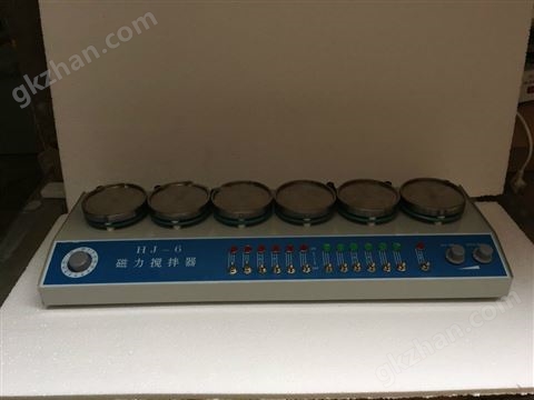 万喜堂app下载网页版 HJ-6六联磁力搅拌器 多联恒温磁力搅拌器