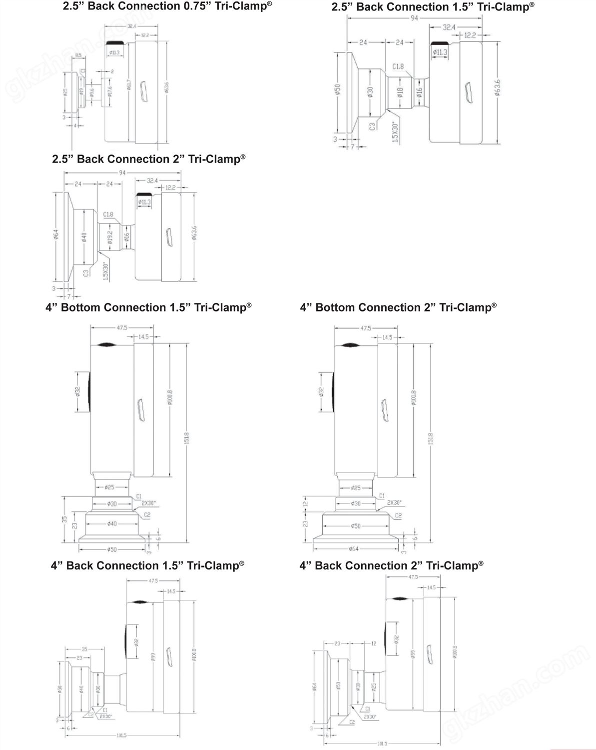 Sanitary Pressure Gauge2