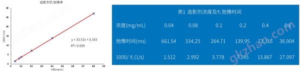 弛豫核磁共振 T2造影剂