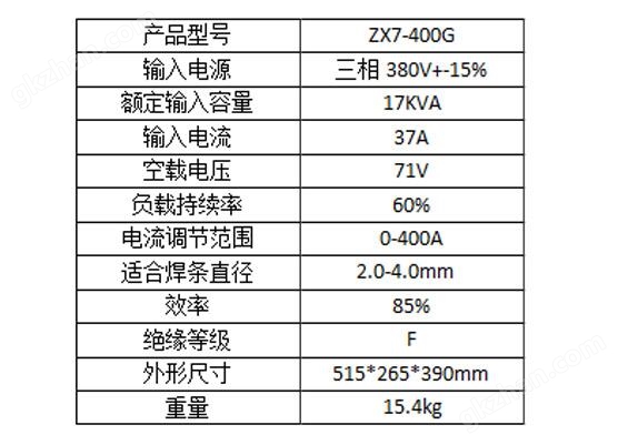 ZX7-400G