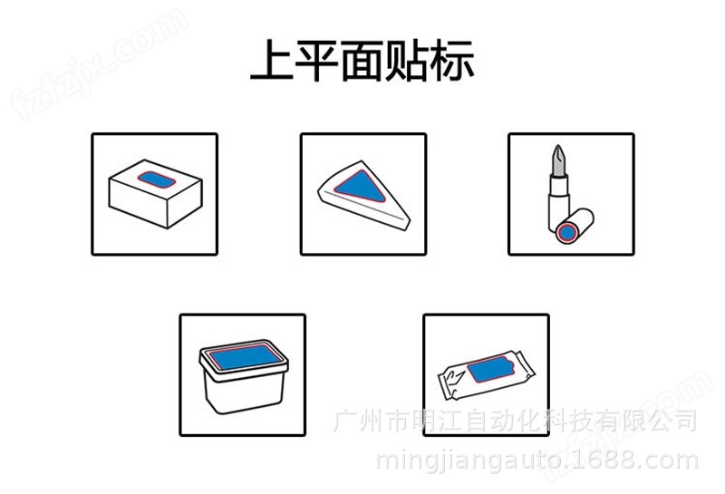 双面贴标机流水线沐浴露洗衣洗发水瓶双侧面双面不干胶自动贴标机示例图5