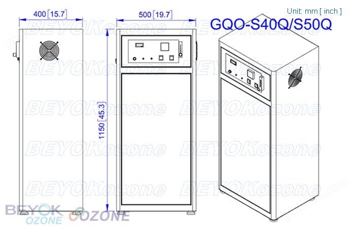 富氧源臭氧发生器 GQO-S50Q 图片