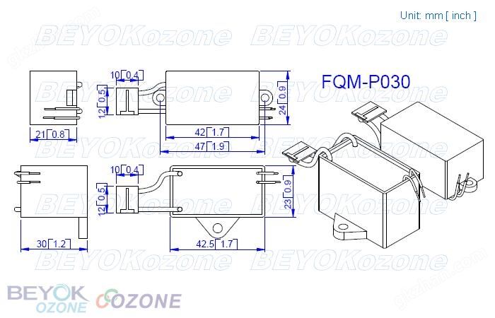 陶瓷发生片FQM-P030 图片