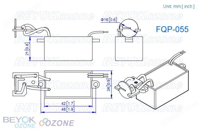 臭氧陶瓷片FQM-P050 图片