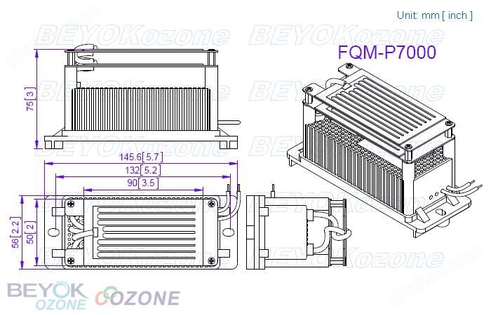 片式臭氧发生器FQM-P7000 图片