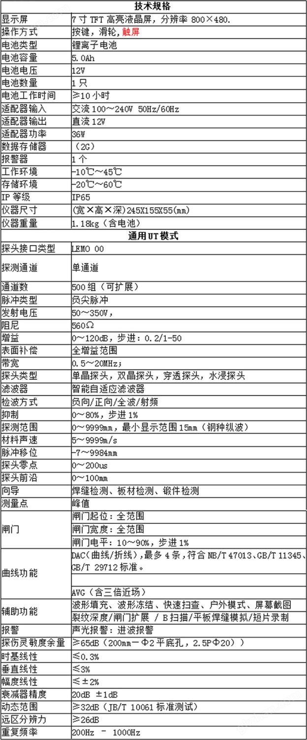 数字式超声波探伤仪