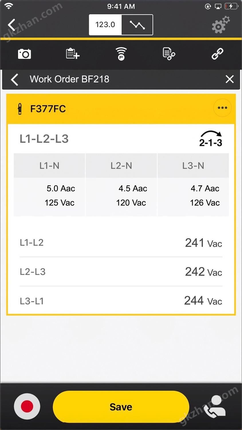 Fluke Connect 相序