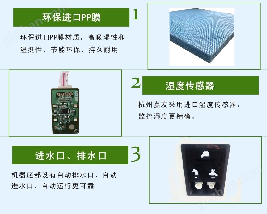 湿膜加湿器特点2