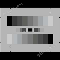 彩色摄像机灰度测试卡