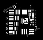 负片光学分辨率检验板Optical resolution test board