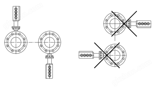 电磁热量表安装图