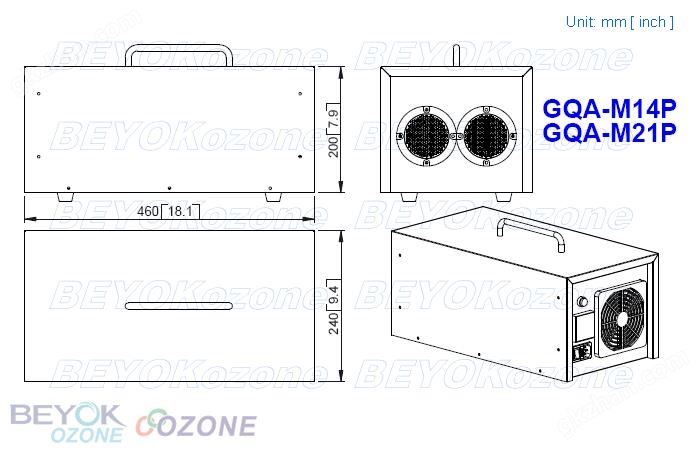 动态空气消毒机GQA-M14P 图片