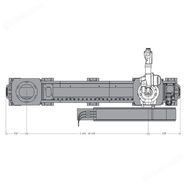 KUKA KL 1000-2/2 S 码垛机器人运行轨迹