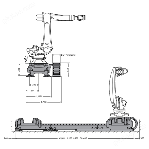 KUKA KL 2000 码垛机器人运行轨迹