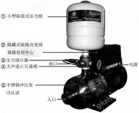 变频增压泵结构图纸