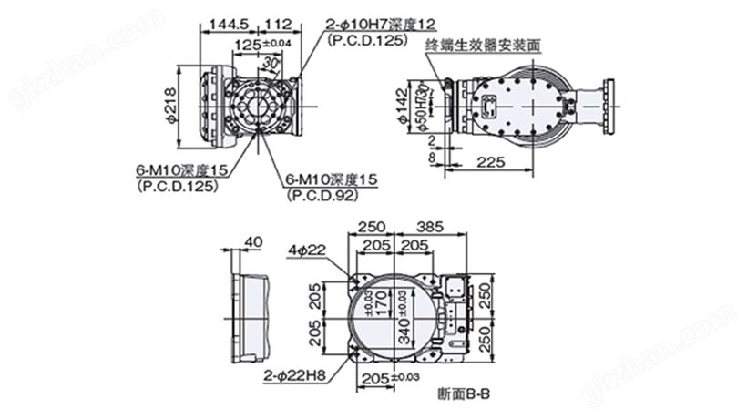 NACHi SRA210V/210T 点焊机器人运行轨迹图