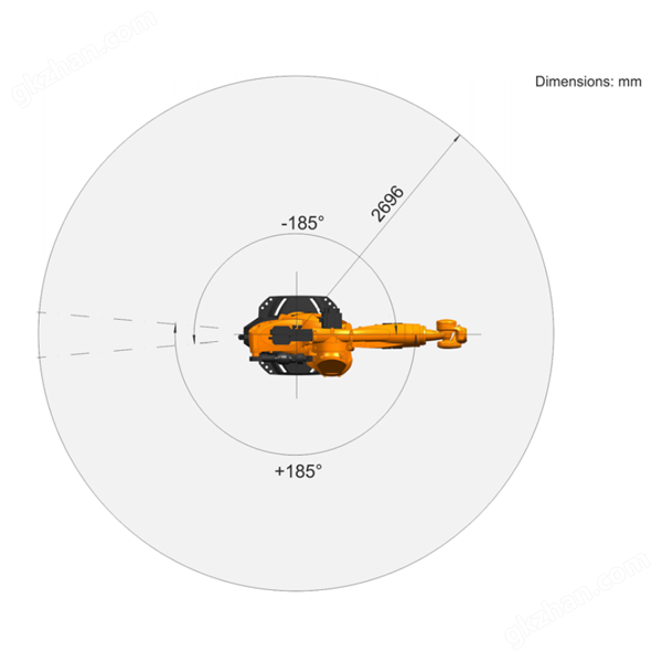 KUKA KR 240/210/150 R3100 prime 码垛机器人运行轨迹