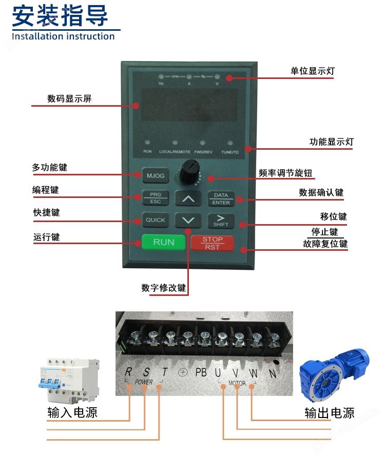 650S系列变频器安装指导