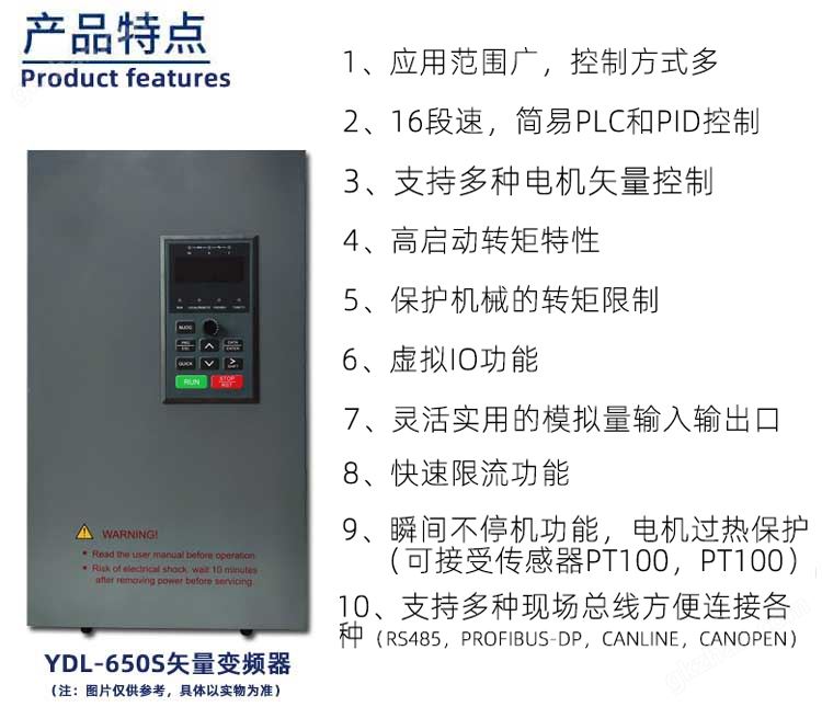 650S系列变频器特点