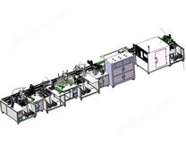 汽车毫米波雷达全自动化组装老化测试线