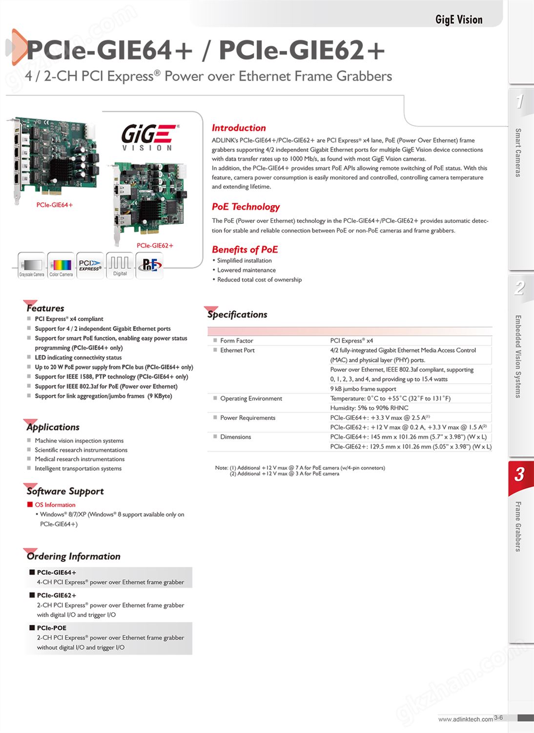 凌华PCIe-GIE64