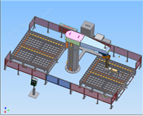 倒挂式双工位焊接机器人系统