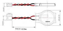 CR2025带线电池 COMS备用电池