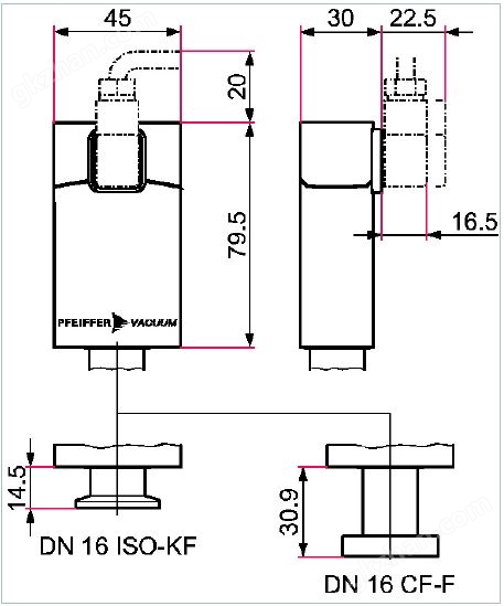 普发真空计 PCR 280