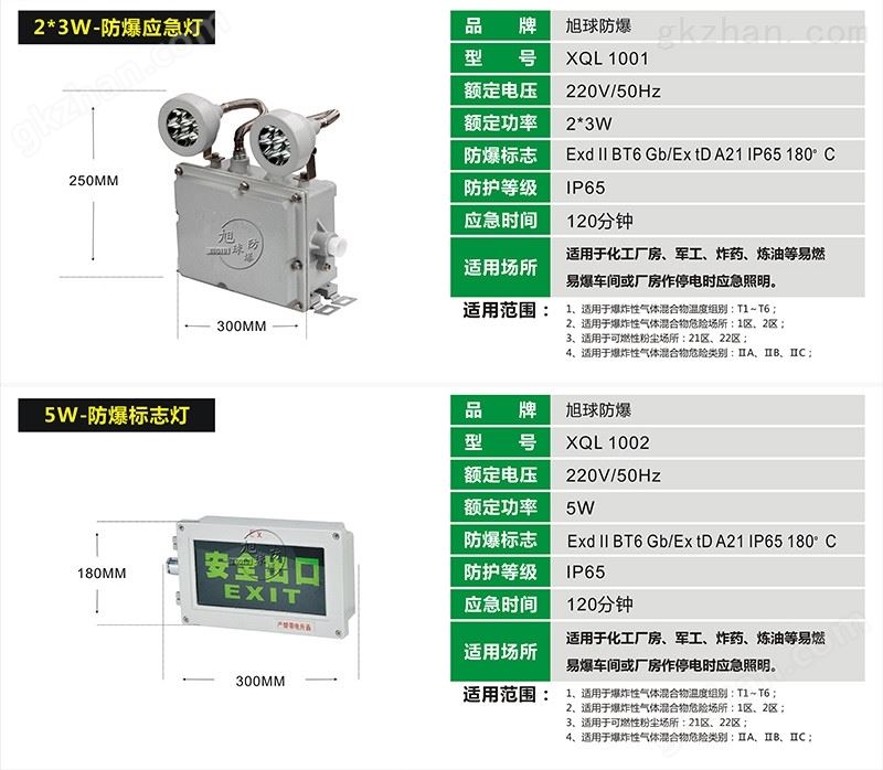 XQL1002防爆应急灯展示图