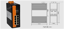 网管型导轨式工业以太网交换机