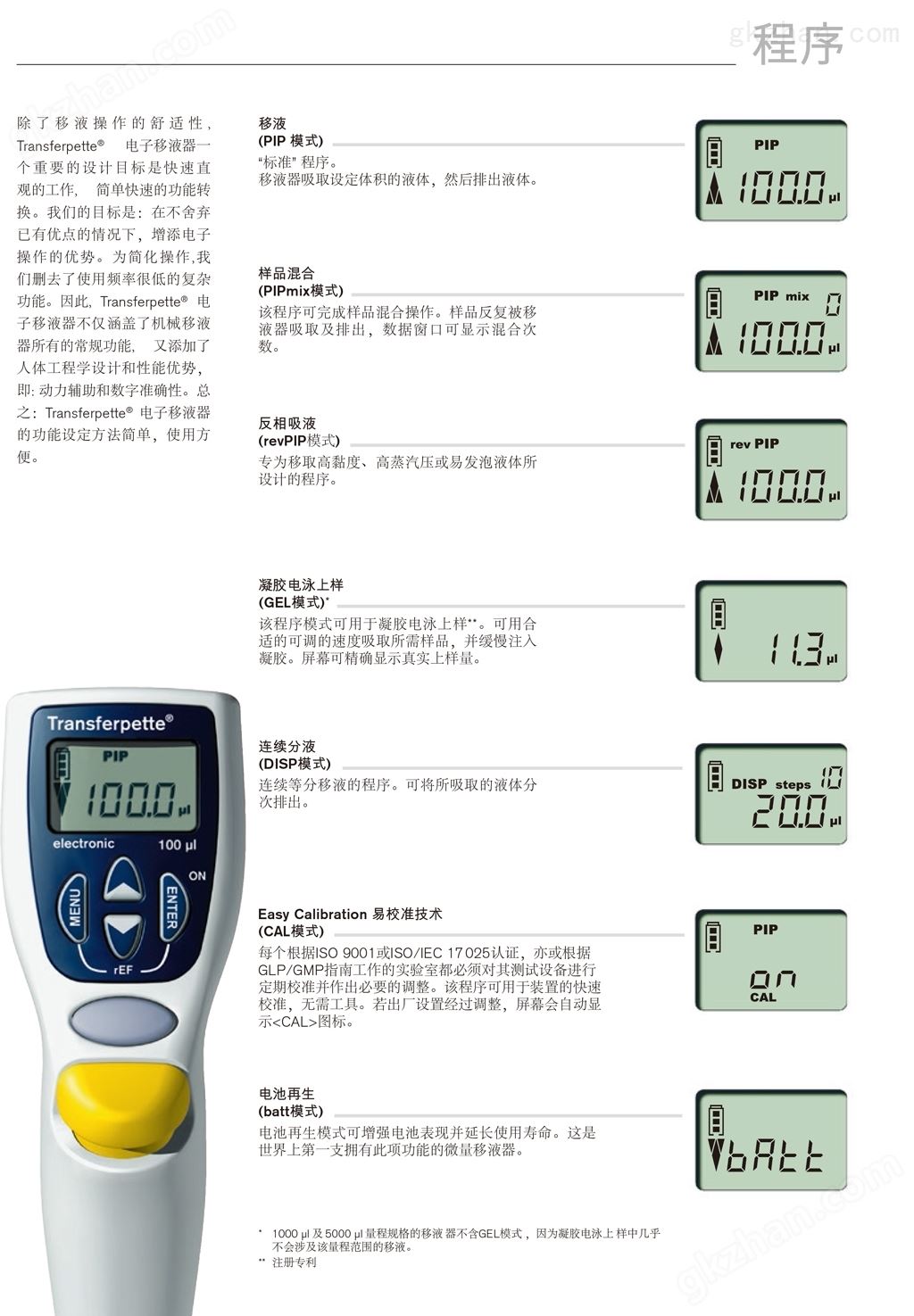 德国普兰德Transferpette electronic电动8道/12道移液器/多道排枪(图2)