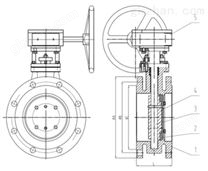 船用双偏心型蝶阀GB/T 3037-1994