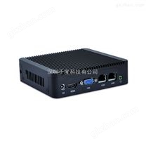 Q190S微型电脑 J1900四核双网卡 工业NUC 串口rs232 迷你电脑主机