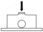 微型压力传感器CAZF-Y12受力方式图
