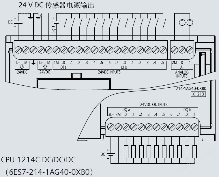 西门子S7-1200接线图