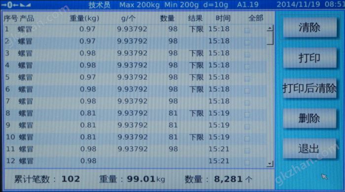 带WiFi无线数据传输智能电子台秤