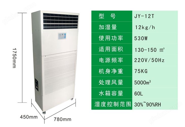 湿膜加湿器参数图