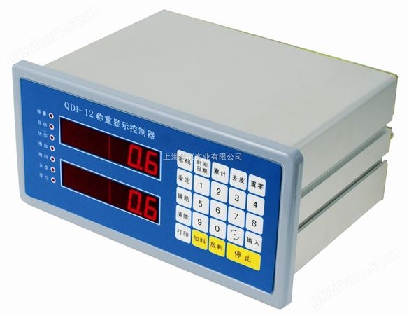 QDI-12C配料秤控制仪表，QDI-12C工业控制显示器