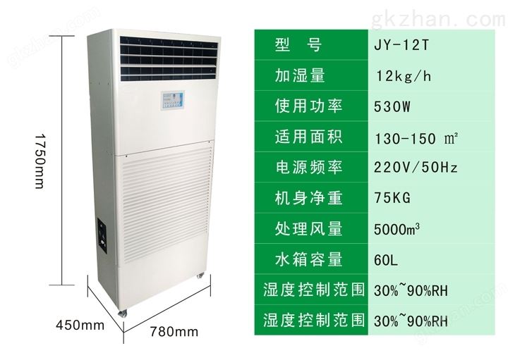 湿膜加湿器参数图