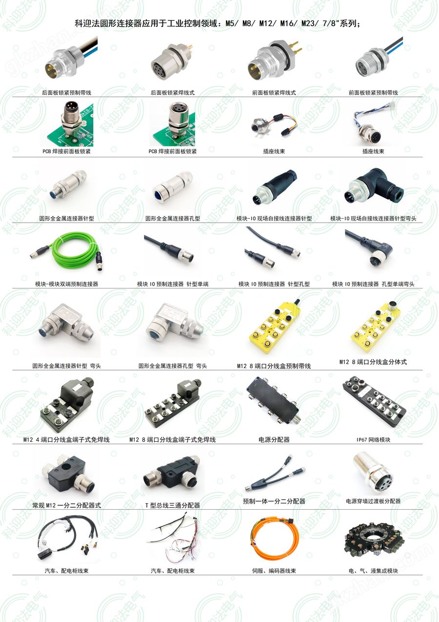 <strong>M1/4低噪音电缆连接器</strong>在弯曲、振动、冲击、温度变化等外界因素作用下，电缆本身产生的脉冲信号小于5mV的电缆称为低噪音电缆，也称防震仪表电缆。用于工业、医学、国防等多个领域微小信号的测量。有聚乙烯绝缘低噪音电缆、F46绝缘低噪音电缆、耐辐照低噪音电缆、低电容低噪音电缆、水听器电缆、水密低噪音电缆等多种型号规格的电缆。