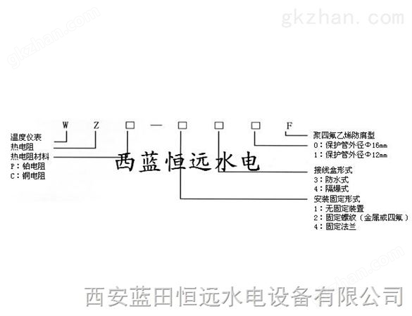 测温系统水导油槽测量电阻WZP