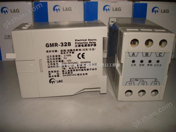 上海挥朝GMR-52B1F相序保护器*