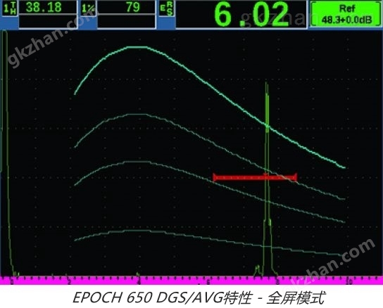 EPOCH 650便携式超声波探伤仪--VGA显示