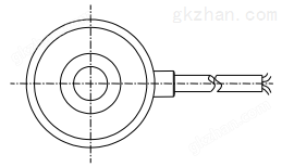 中空型压力传感器CAZF-Y24.9尺寸图2