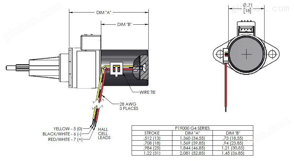 Can Stack Linear Actuator Proximity Sensor